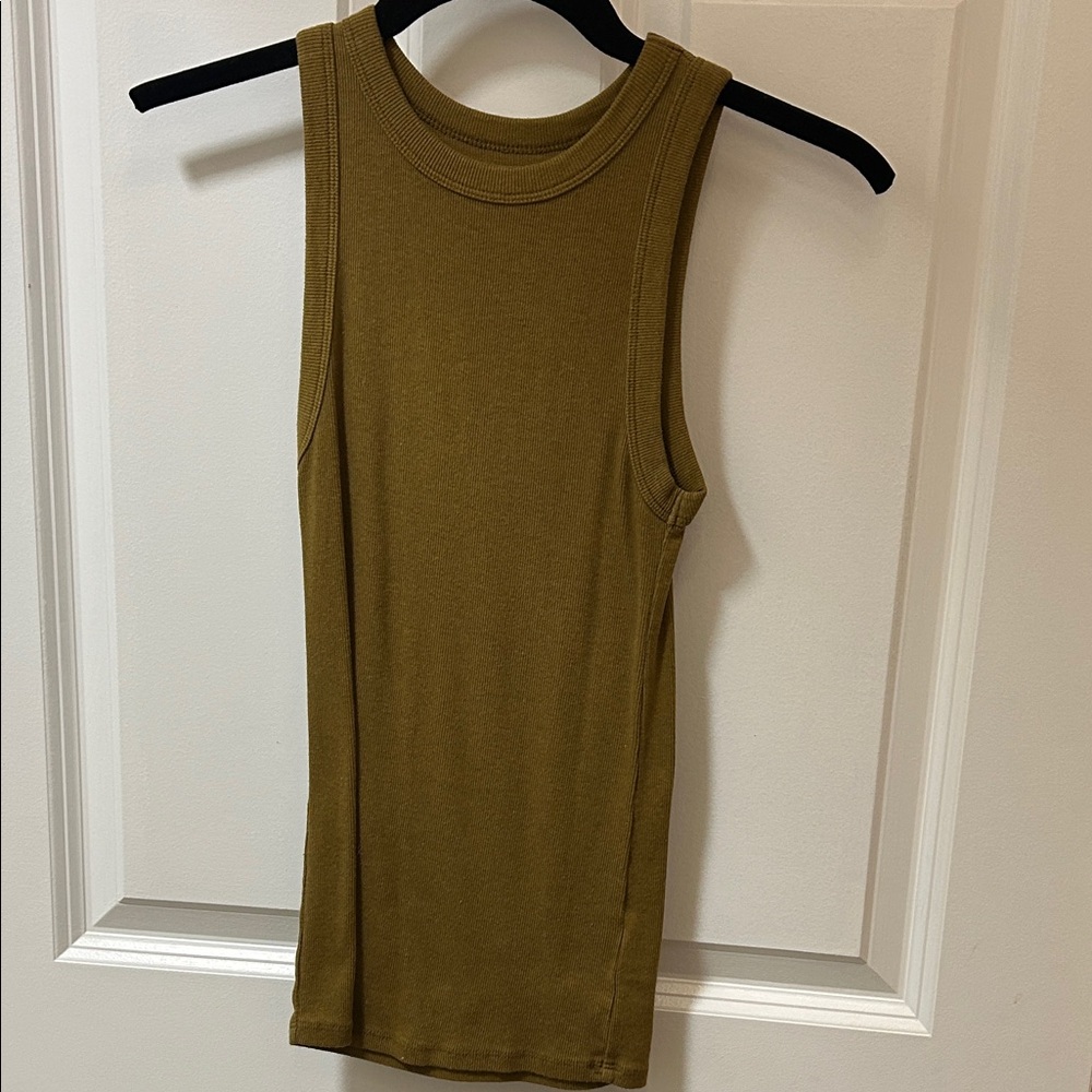 a new day Olive Tank Top